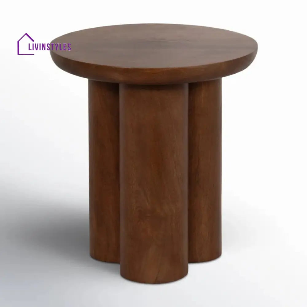 Kiara Solid Wood Drink Table | End Table | Side Table for Living Room