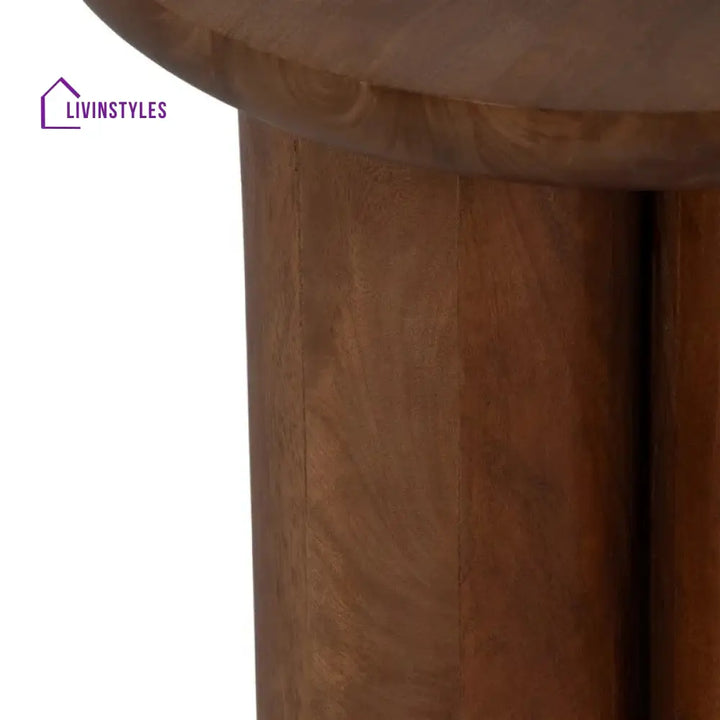 Kiara Solid Wood Drink Table | End Table | Side Table for Living Room