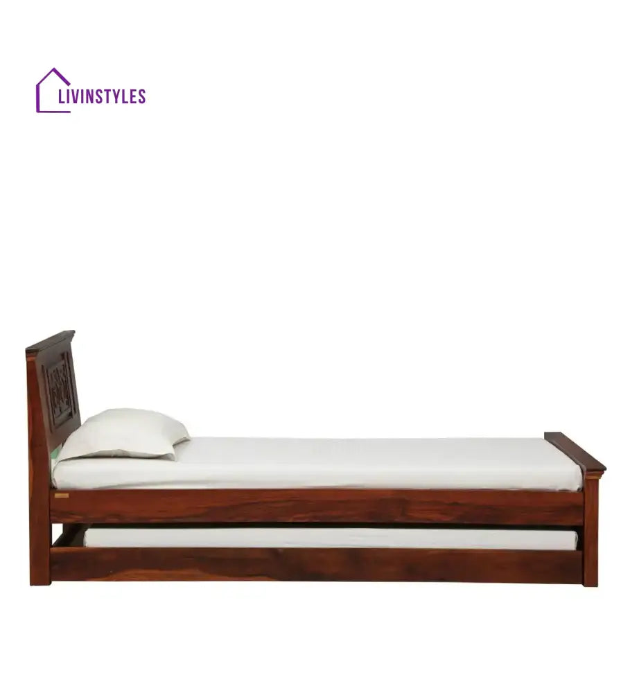 Devanti Traditional Solid Wood Trundle Beds Bedroom Furniture Sets