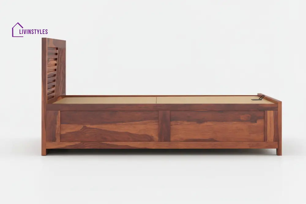 Kien Hydraulic Bed in Sheesham Wood - King Size