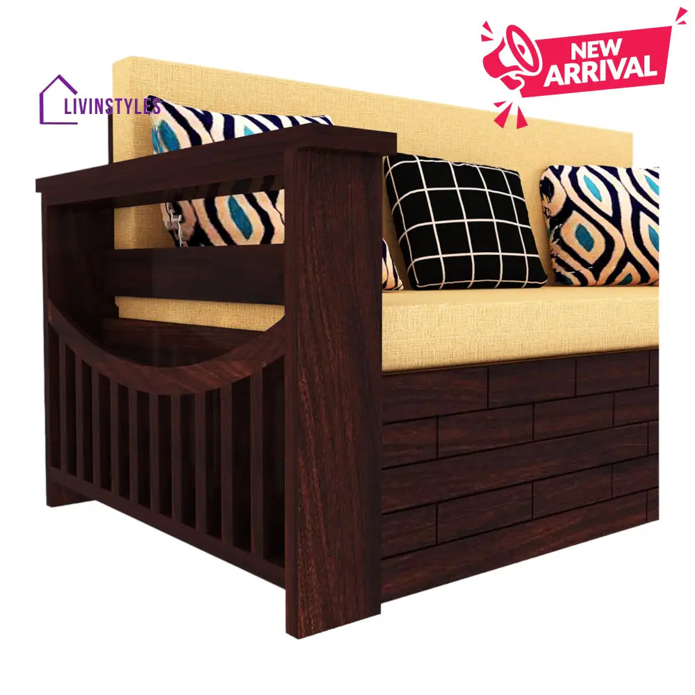 Adwoa 3 Seater Sofa Cum Bed Sheesham Wood