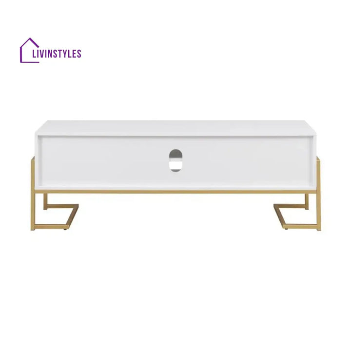 Kinsley Wooden Finish Tv Unit Stand for Living Room