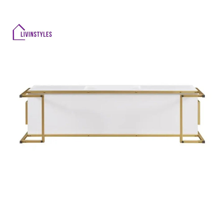 Kinsley Wooden Finish Tv Unit Stand for Living Room