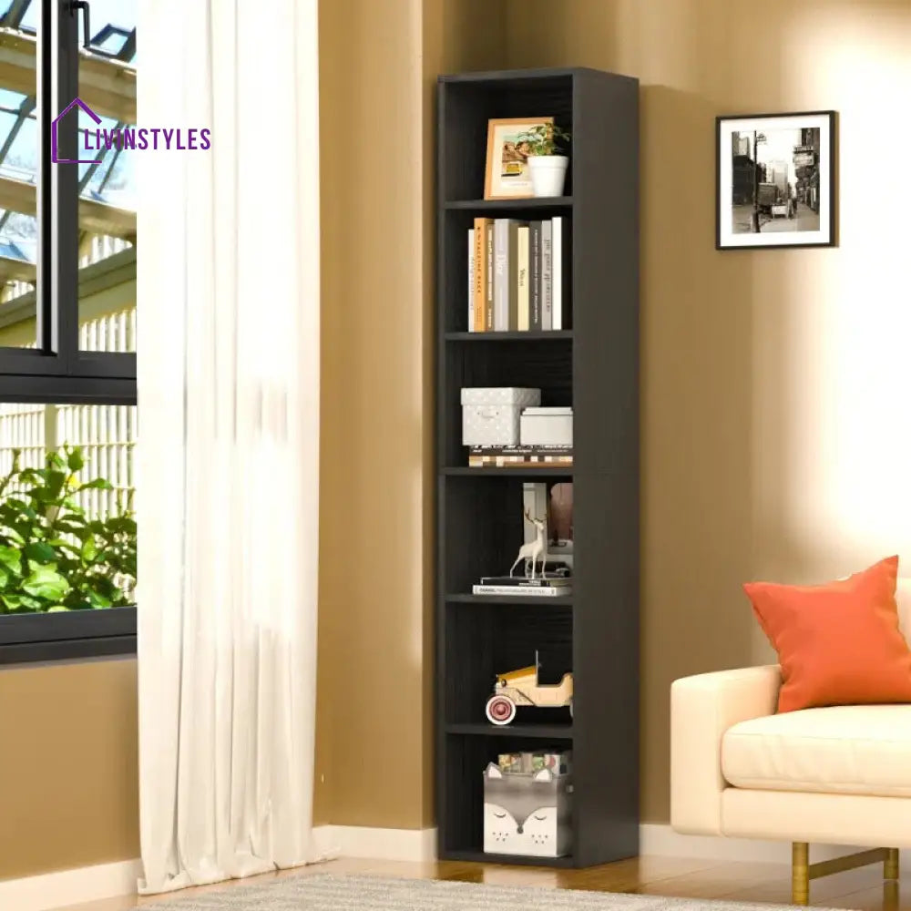 Kira Engineered Wood Bookshelves | Bookshelf for Living Room | Bedroom | Drawing Room | Study Room