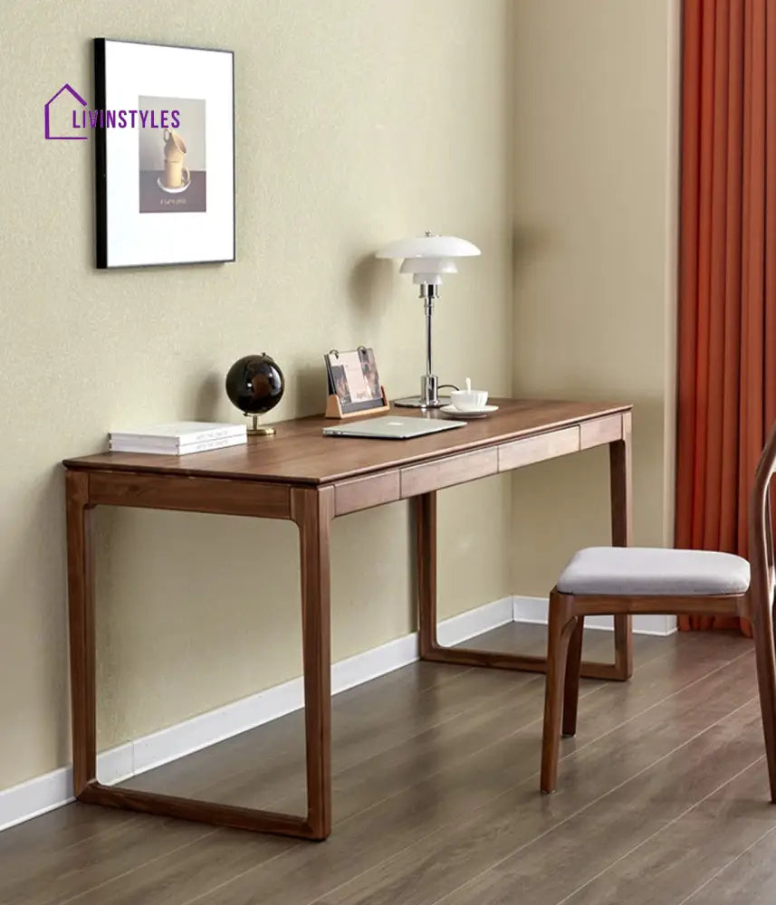 Kira Solid Wood Study Table for Students