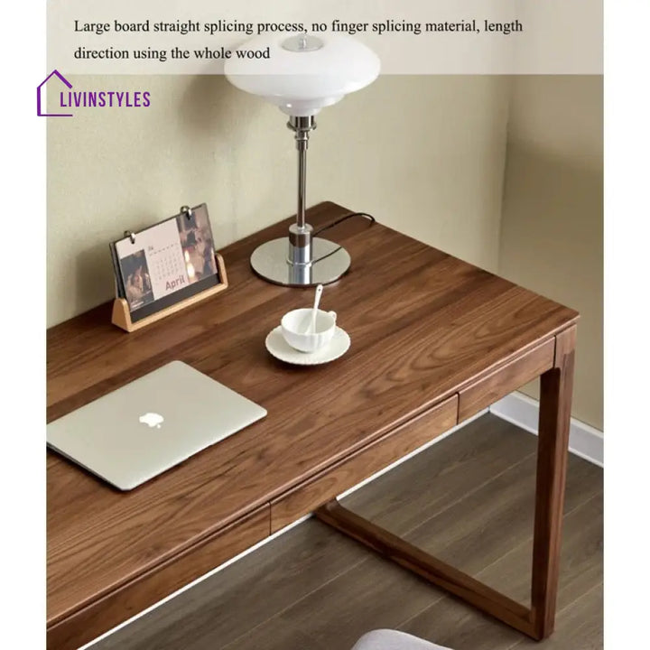 Kira Solid Wood Study Table for Students