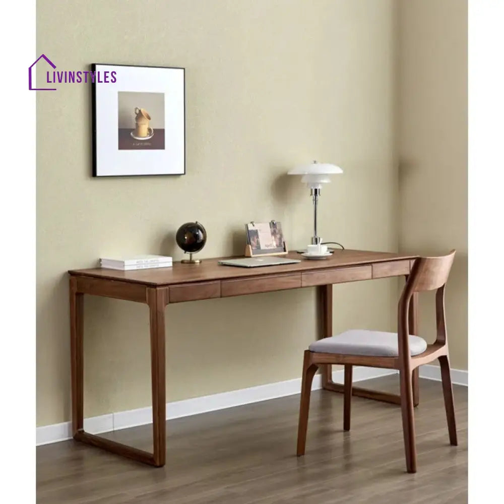 Kira Solid Wood Study Table for Students