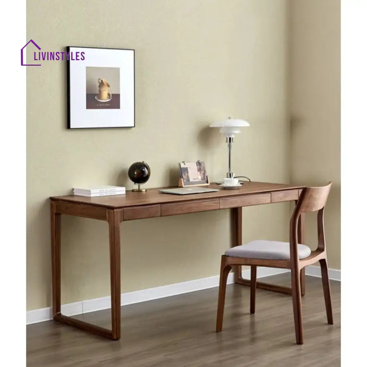Kira Solid Wood Study Table for Students