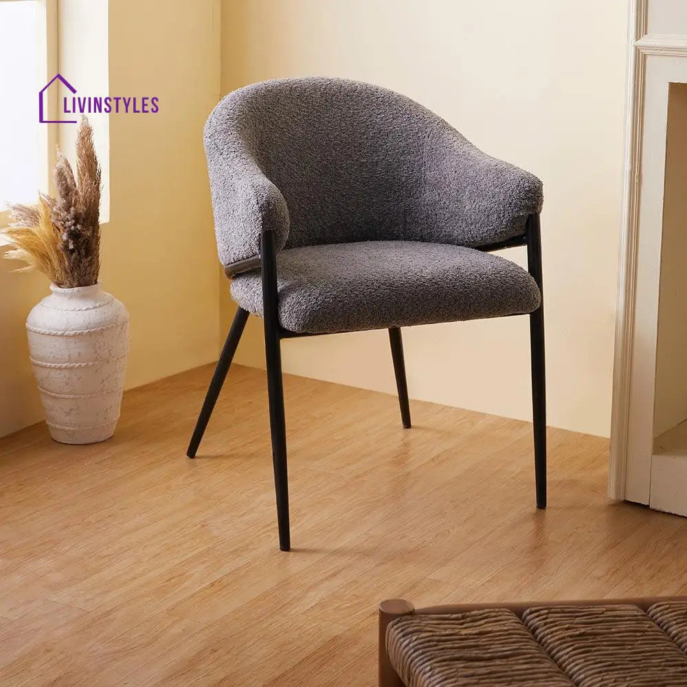 Kira Vibrance Dinning & Study Chair Grey Chair