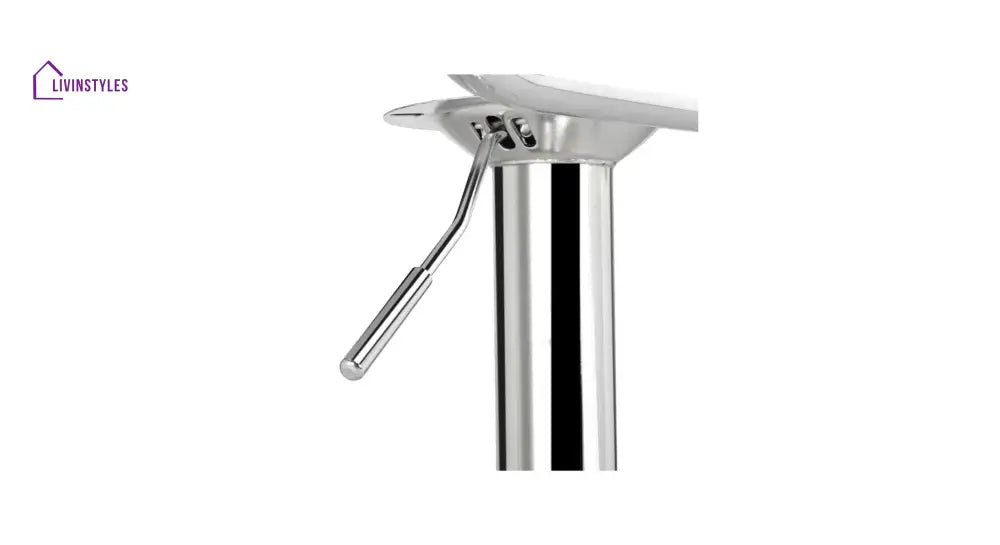 Grey Color Gerrilyn Swiel Adjustable Bar Stool