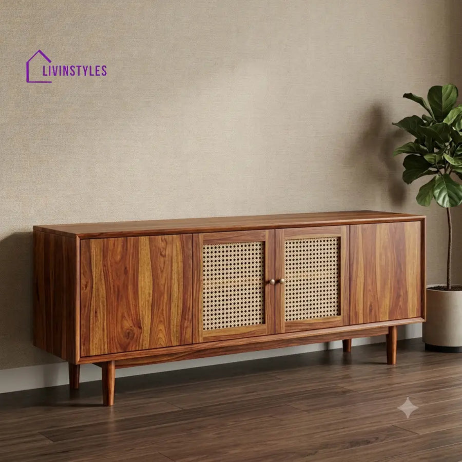 Kishore Solid Sheesham Wood Tv Unit for Living Room | Tv Cabinet | Tv Console