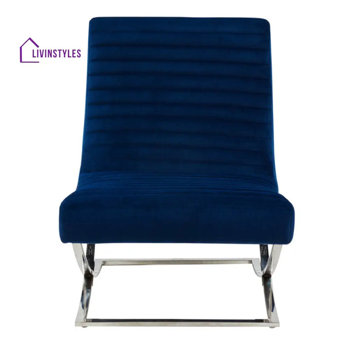 Kiyara Metal and Fabric Arm Chair | Living Room Chair | Lounge Chair