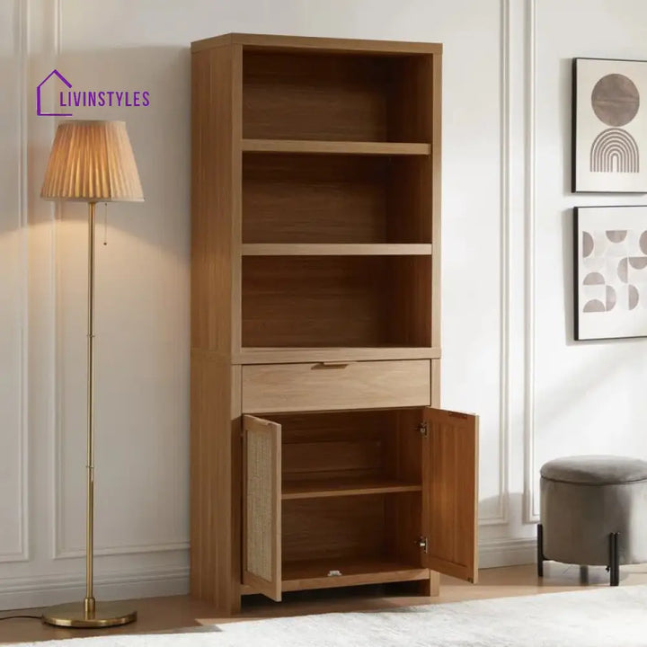 Klavdia Engineered Wood Bookshelves | Bookshelf for Living Room | Bedroom | Drawing Room | Study Room