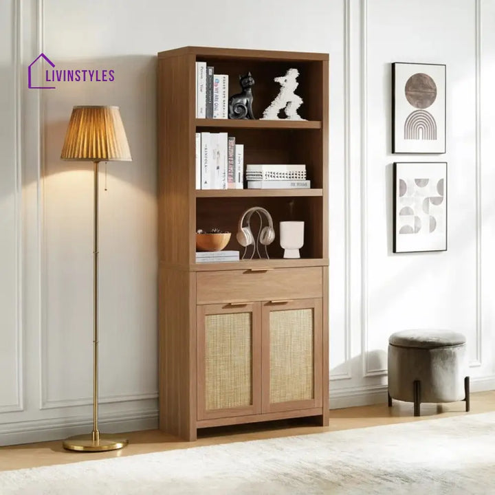 Klavdia Engineered Wood Bookshelves | Bookshelf for Living Room | Bedroom | Drawing Room | Study Room
