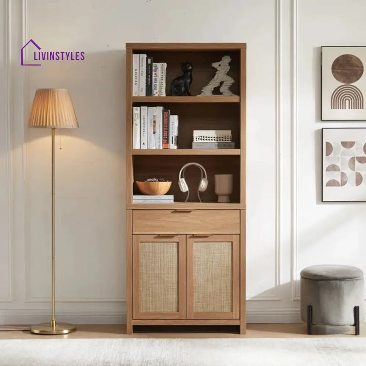 Klavdia Engineered Wood Bookshelves | Bookshelf for Living Room | Bedroom | Drawing Room | Study Room