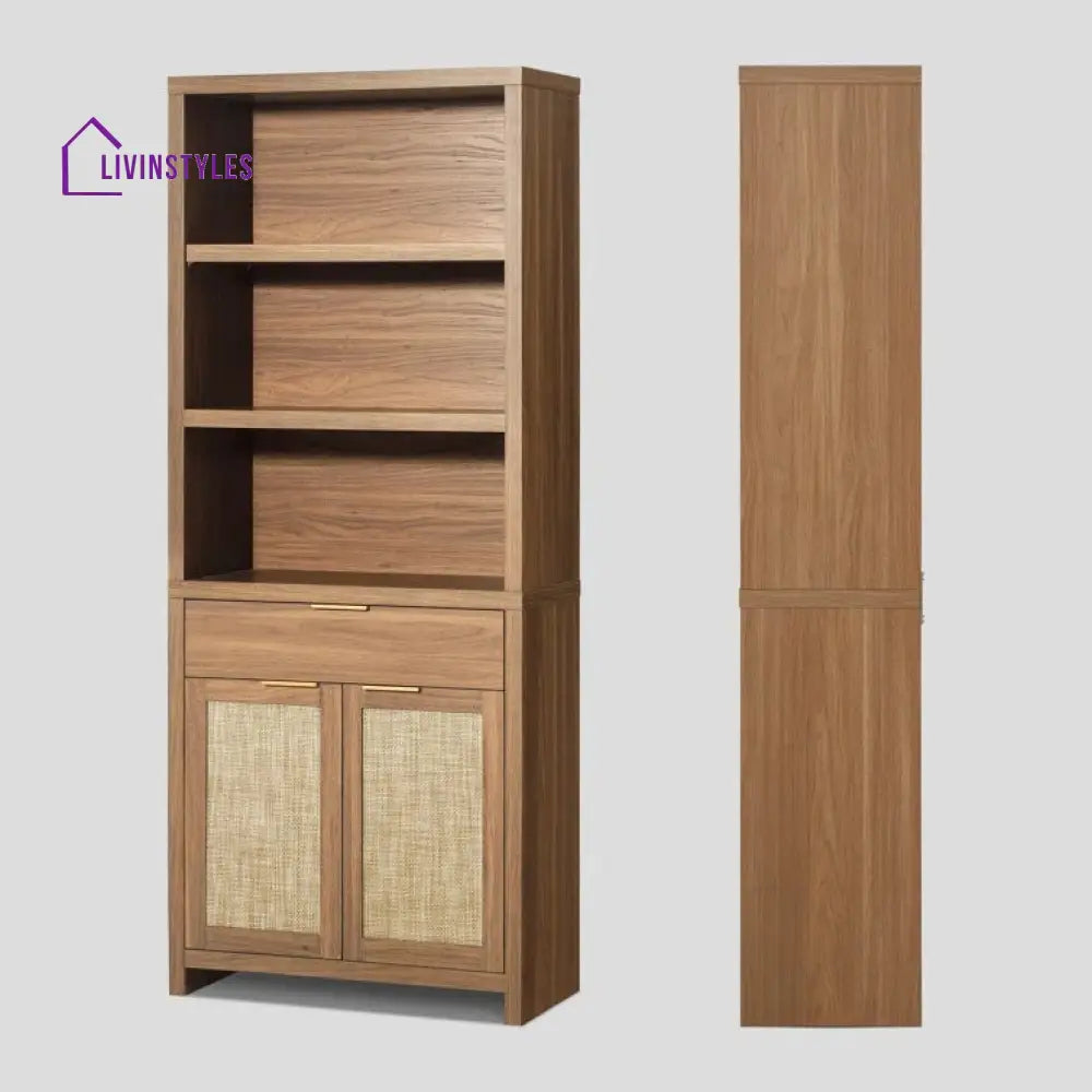 Klavdia Engineered Wood Bookshelves | Bookshelf for Living Room | Bedroom | Drawing Room | Study Room