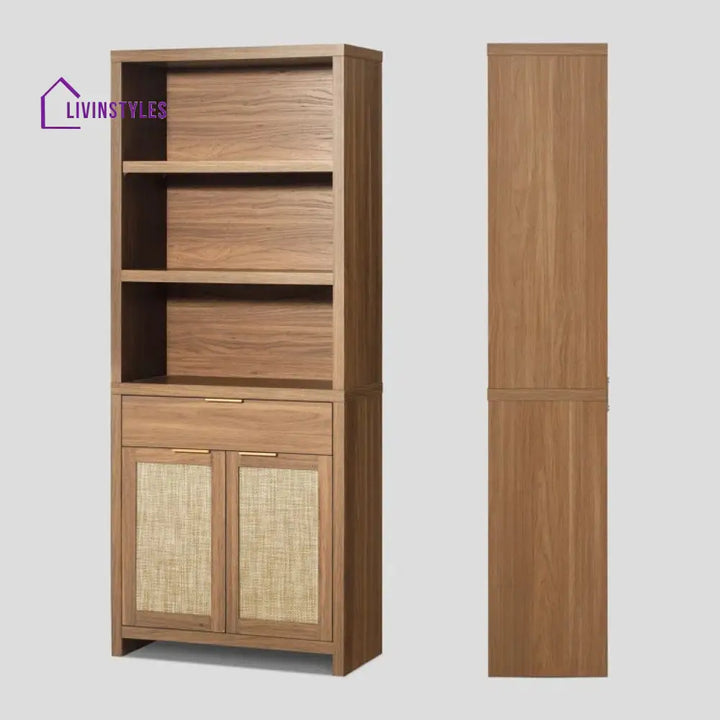 Klavdia Engineered Wood Bookshelves | Bookshelf for Living Room | Bedroom | Drawing Room | Study Room