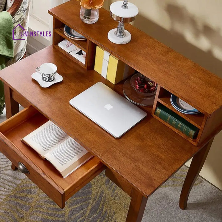 Klim Solid Wood Study Table for Students