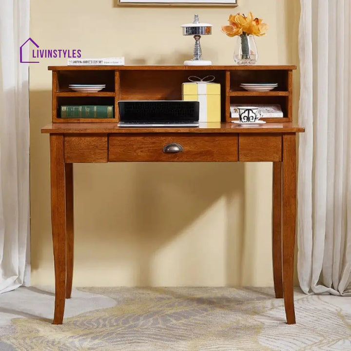 Klim Solid Wood Study Table for Students