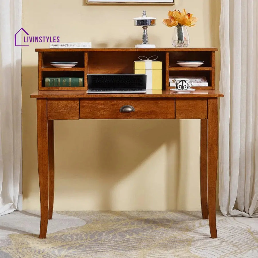 Klim Solid Wood Study Table for Students