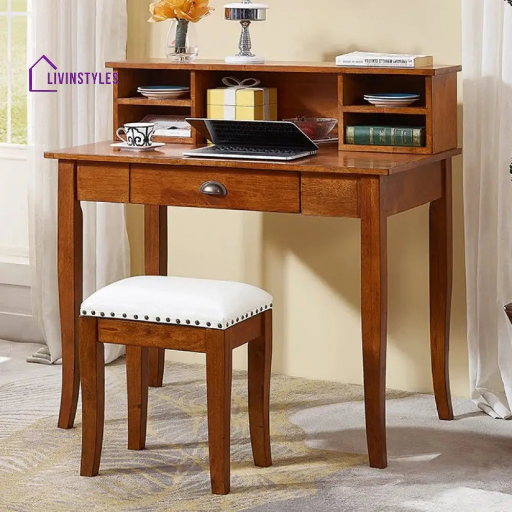 Klim Solid Wood Study Table for Students