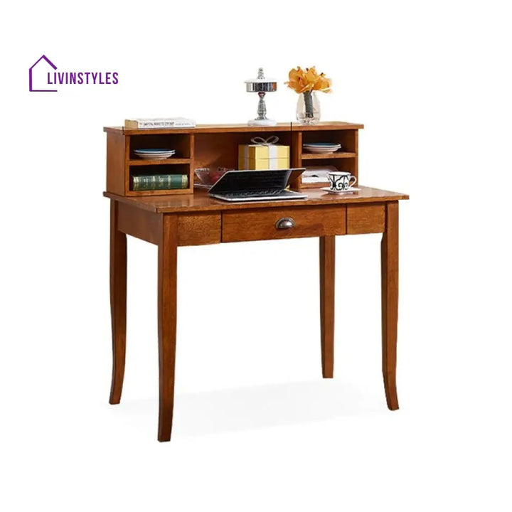 Klim Solid Wood Study Table for Students