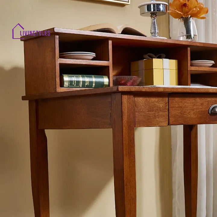 Klim Solid Wood Study Table for Students