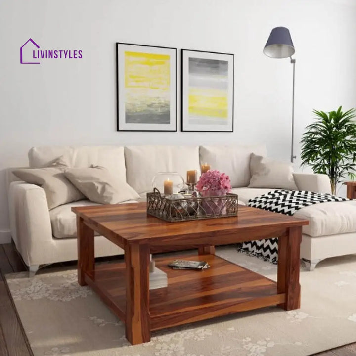Knut Coffee Table | Coffee Table Square (Honey Finish)