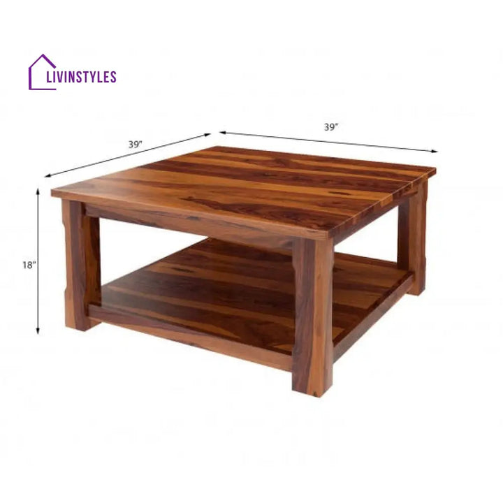 Knut Coffee Table | Coffee Table Square (Honey Finish)