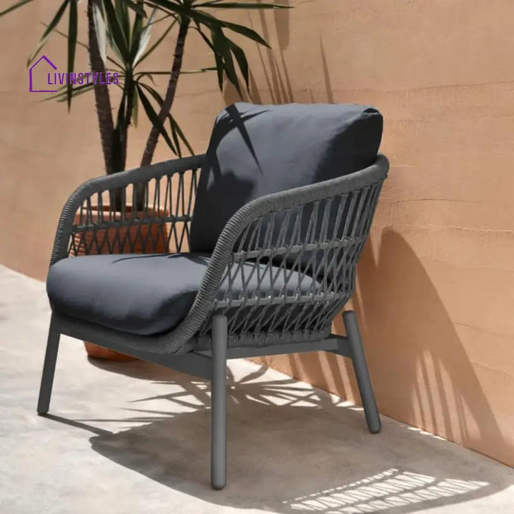 Komal Outdoor 4 Seater Rope Conversation Sofa Set - Sofa Set