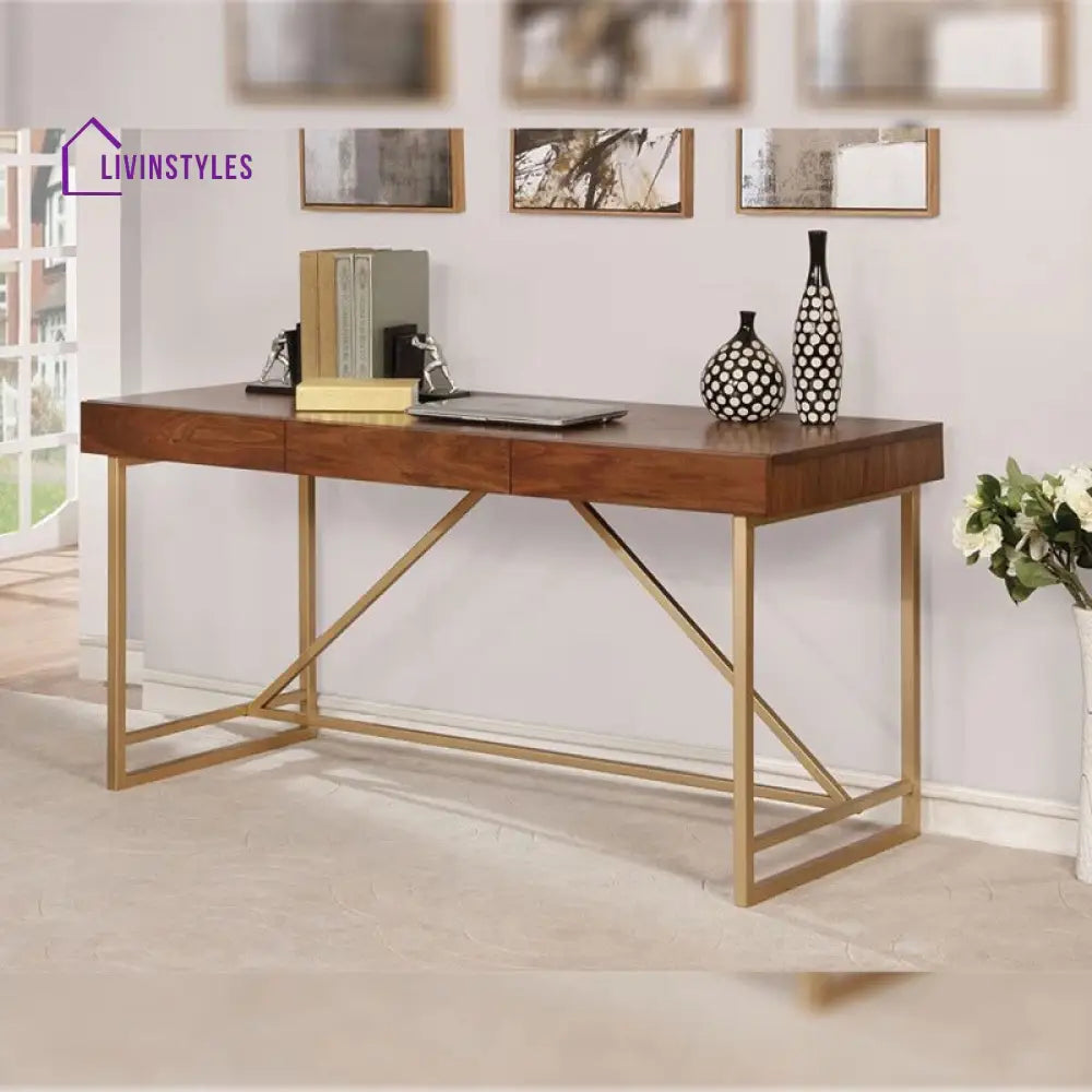 Konstantin Solid Wood Study Table for Students