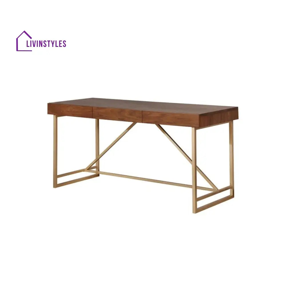 Konstantin Solid Wood Study Table for Students