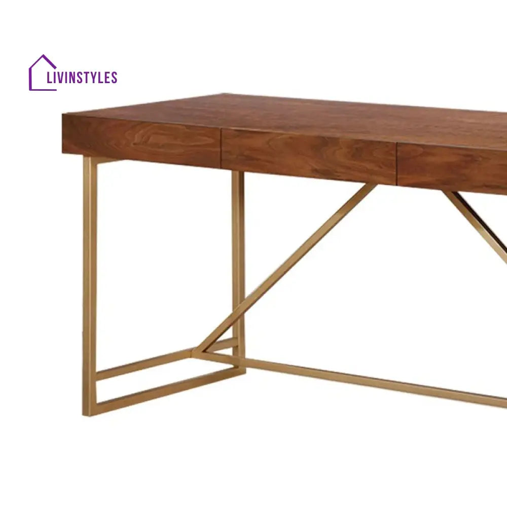 Konstantin Solid Wood Study Table for Students
