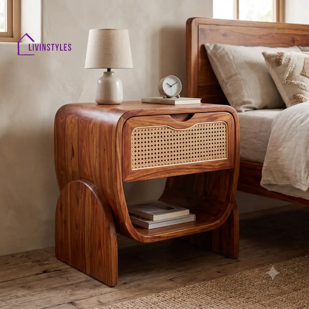 Kosisochukwu Premium Wooden Bedside Table | Side Table for Bedroom