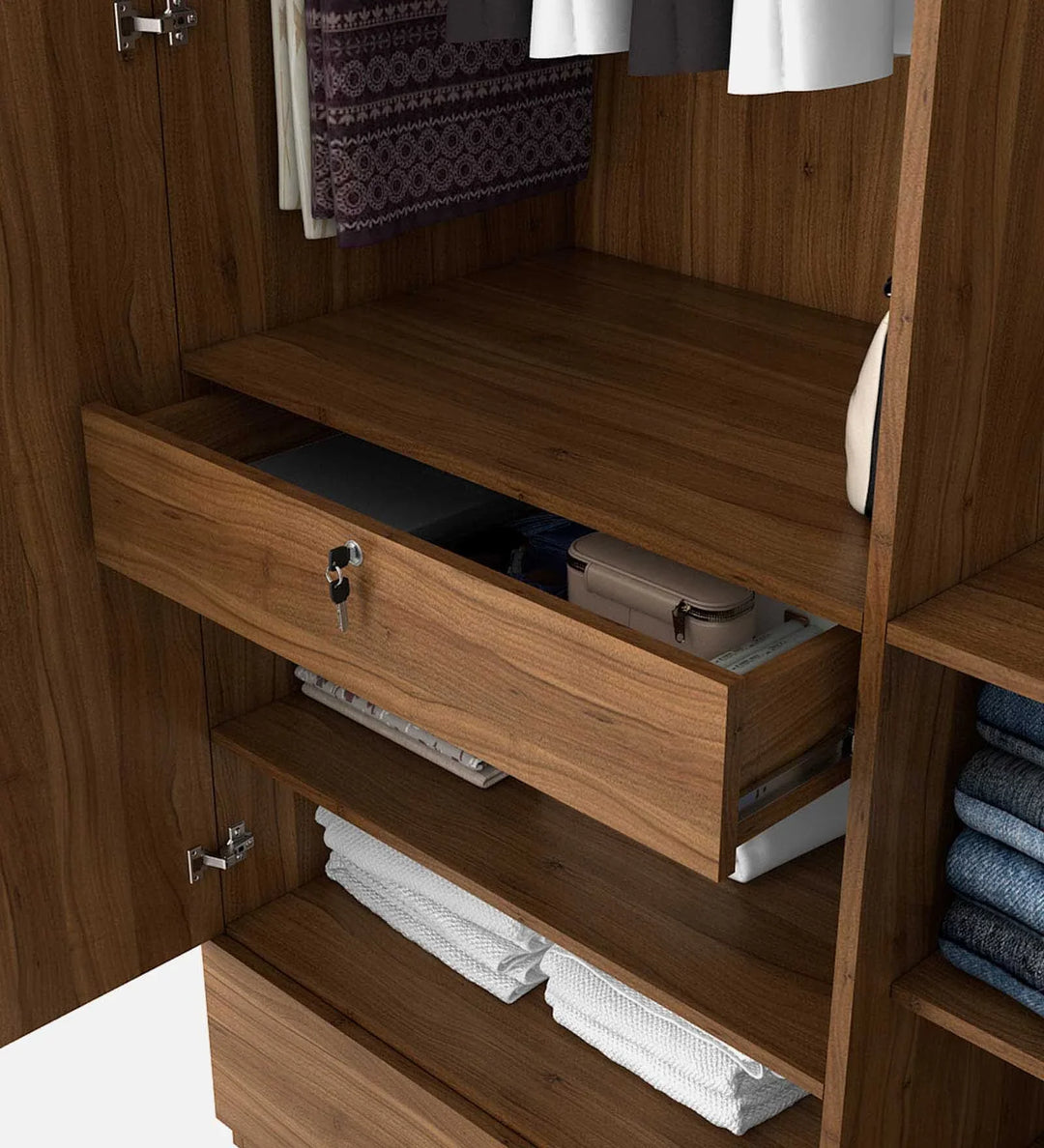 Eleganza Premium Engineered Wood Wardrobe