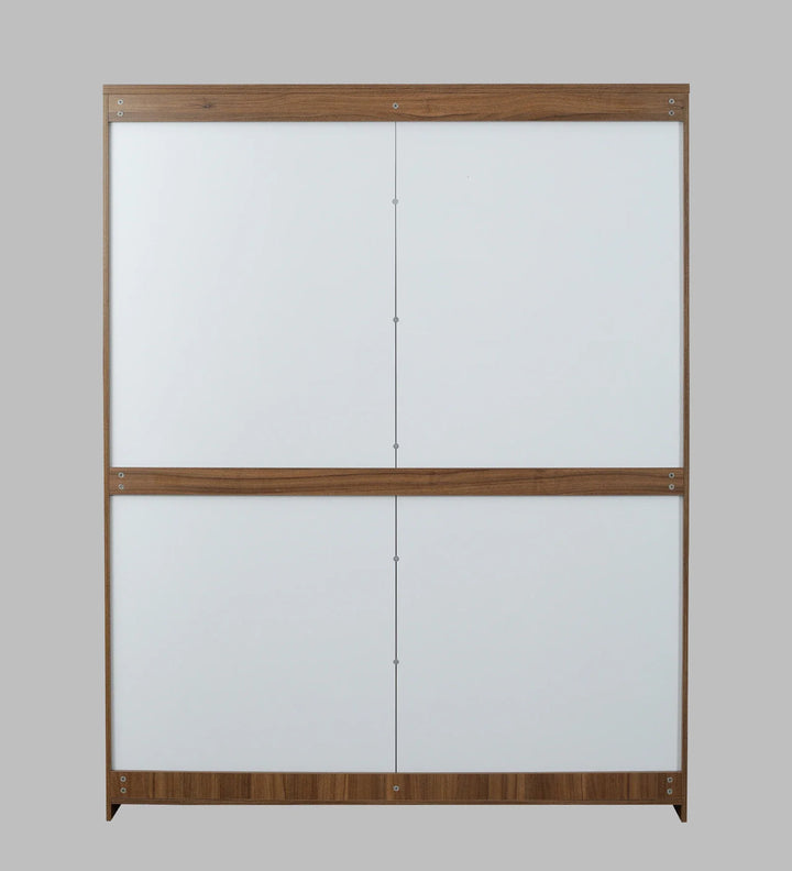 SleekAura 4-Door Engineered Wood Wardrobe