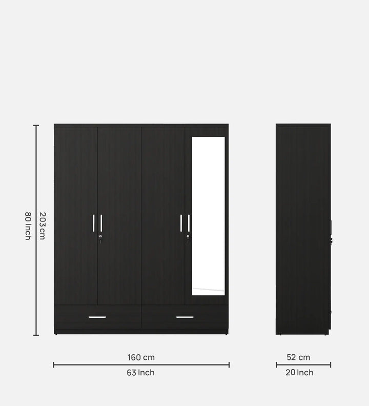 Eleganza Premium Engineered Wood Wardrobe