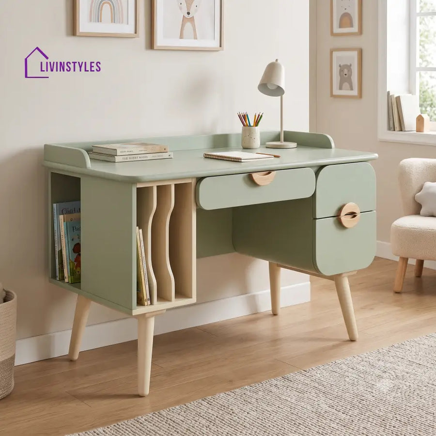 Kowsalya Mango Wood Kids Study Table | Study Table for Kids