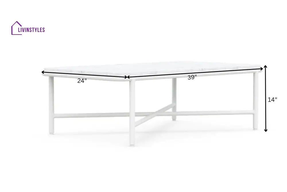 Kreios Outdoor Garden Balcony Sofa Set 2 Seater 2 Single seater and 1 Center Table With 1 Side Table Set (White) - Sofa