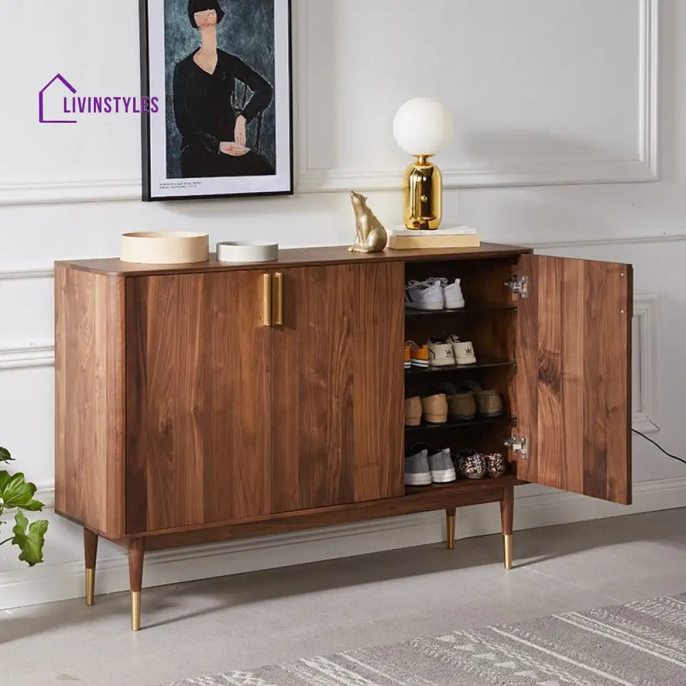 Krish Solid Wood Shoe Rack for Living Room | Hallway