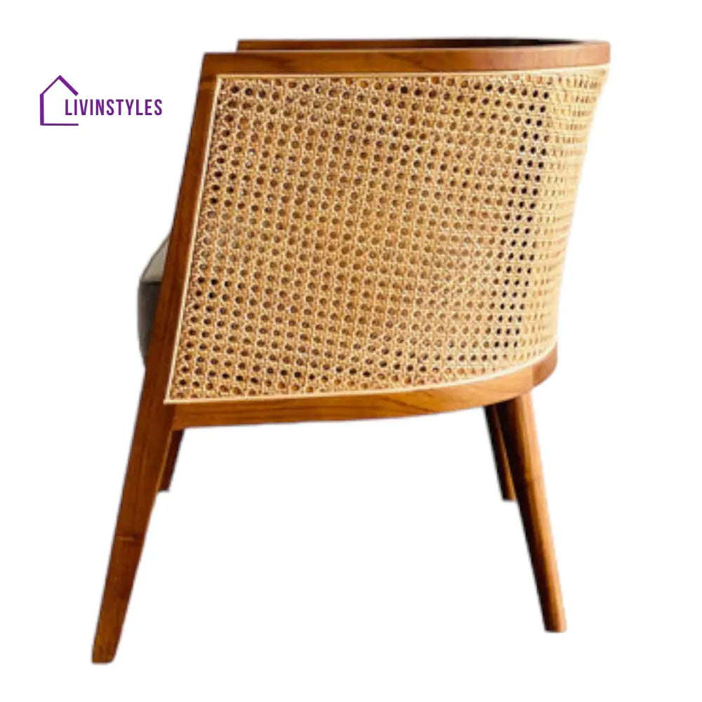 Krisha Teak Wood & Rattan Dining Chair 2 pcs and sheesham wood dining