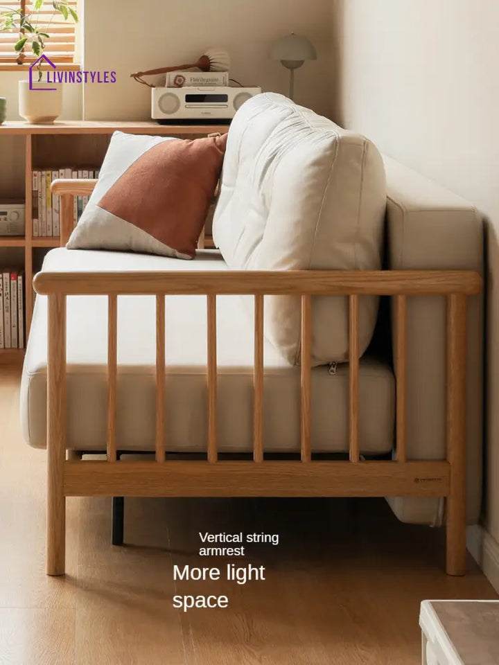 Krithya Solid Wood Sofa Come Bed | Easy Folding Sofa Come Bed