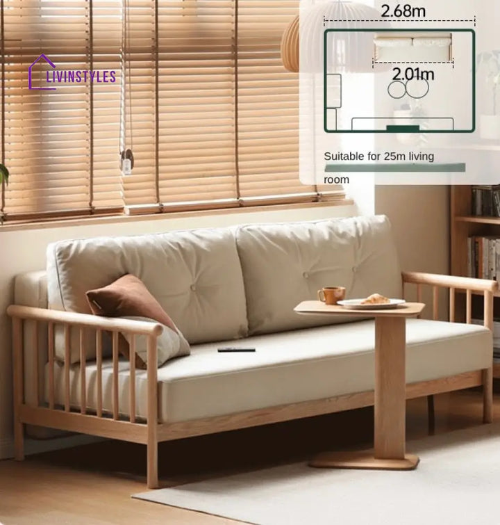 Krithya Solid Wood Sofa Come Bed | Easy Folding Sofa Come Bed