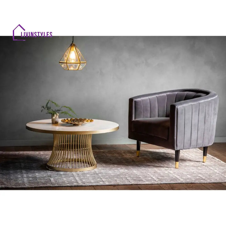 Kriti Metal Coffee Table For Living Room