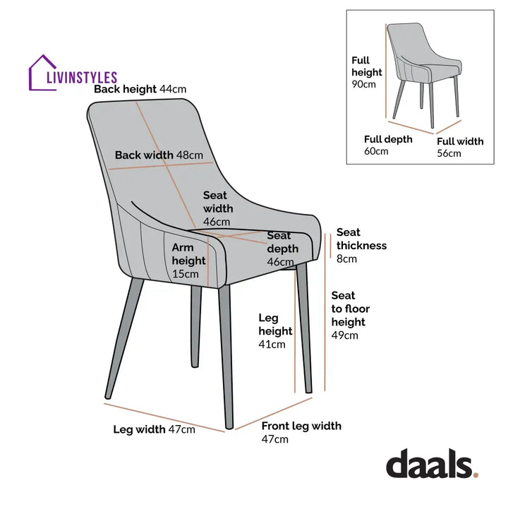 Garnet Set of 2 Champagne Velvet Upholstered Dining Chairs with Back Handle Dining Chairs