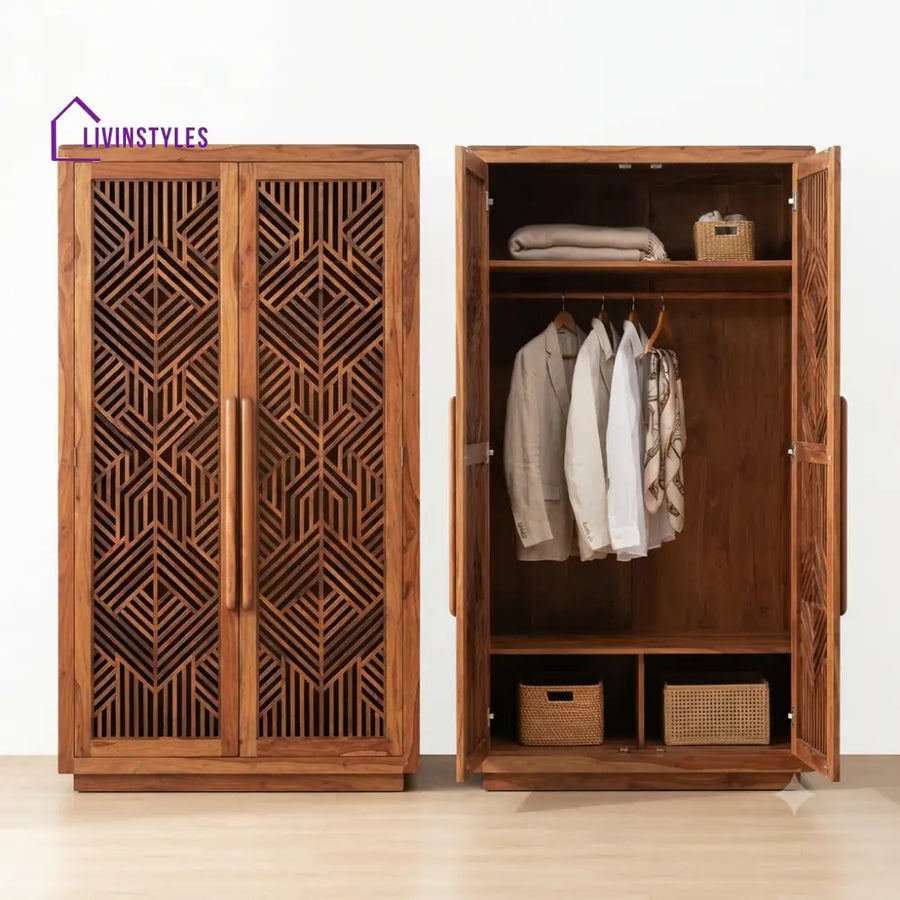 Kritisha Wooden Wardrobe for Clothes | Cupboard for Clothes