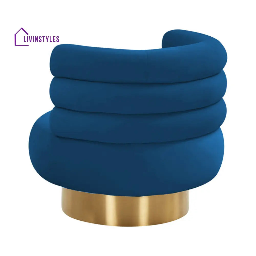 Kriva Metal and Fabric Arm Chair | Living Room Chair | Lounge Chair