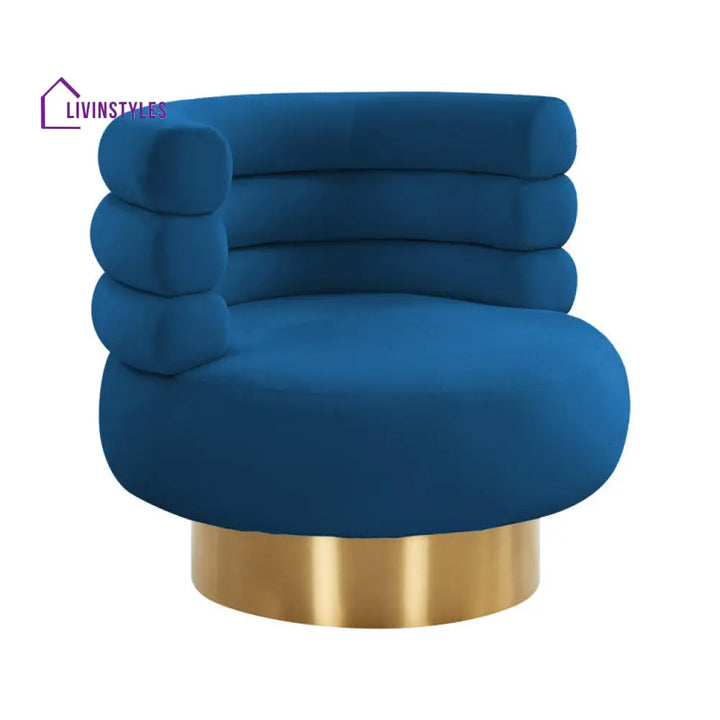 Kriva Metal and Fabric Arm Chair | Living Room Chair | Lounge Chair