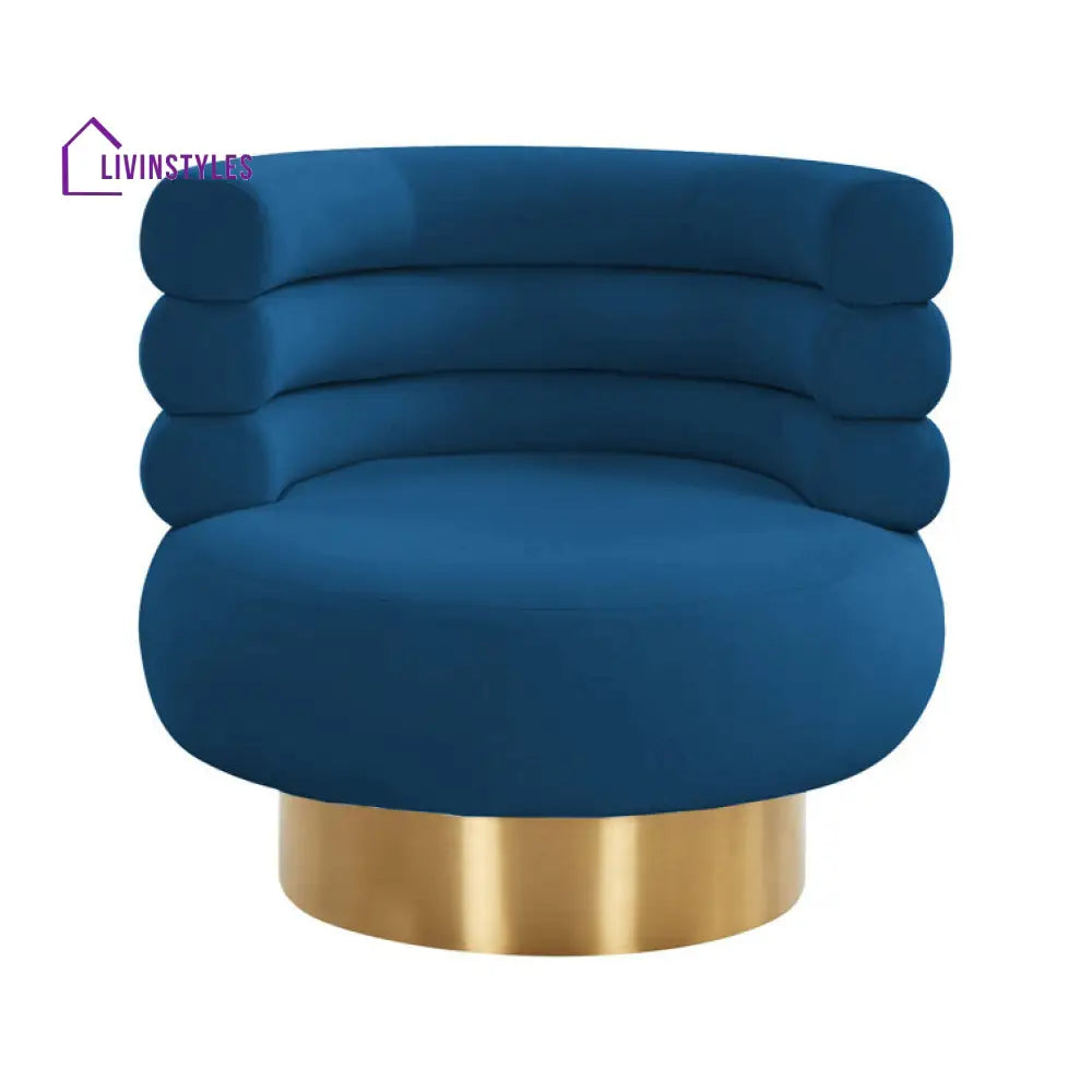 Kriva Metal and Fabric Arm Chair | Living Room Chair | Lounge Chair