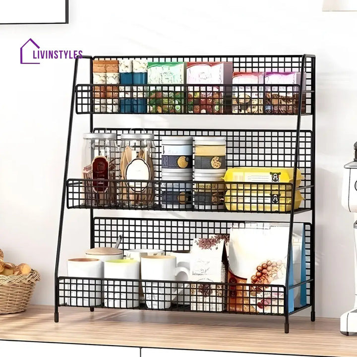 Ksenia Stainless Steel Storage Shelves